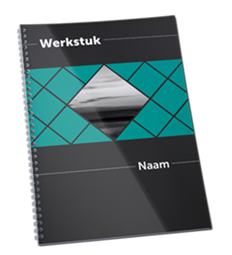 Werkstuk printen en inbinden